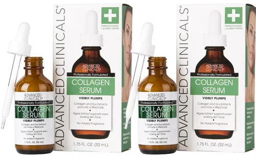 Vista 11 de Advanced Clinicals - Suero exfoliante con ácido glicólico al 10% para la cara + ácido láctico Exfoliante facial AHA + suero de ácido salicílico