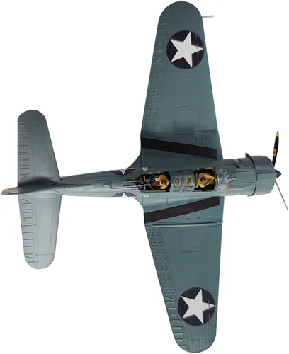 Vista 3 de MOUDOAUER 1:72 Aleación SBD Dauntless Dive Bomber Modelo Avión Modelo Simulación Aviación Ciencia Exposición Modelo Colección