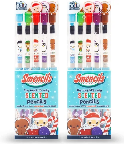 Vista 13 de Lápices de Halloween Smencils – Lápices perfumados gourmet patentados HB #2, 5 unidades, regalos para niños, suministros escolares, recompensas