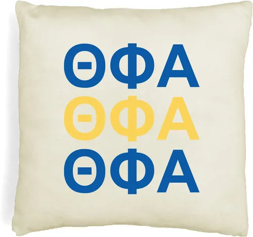 Vista 11 de sockprints Alpha Chi Omega - Funda de almohada con letras griegas de 18 x 18 pulgadas, fundas de almohada para hermandad de hermandad, almohada