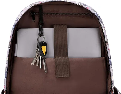 Vista 7 de Wadirum Mochila ligera para libros escolares para niños