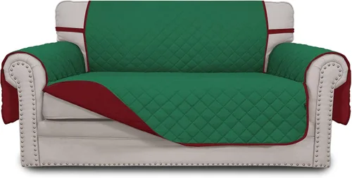Vista 323 de Easy-Going - Funda reversible para sofá, resistente al agua, con varillas de espuma y correas elásticas, protector de muebles para mascotas y perros