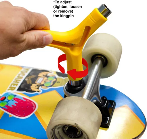 Vista 3 de Yocaher Monopatín Longboard Multifuncional Y-Tool Herramienta de Patín Tamaño de Bolsillo Todo en uno (1 pc)