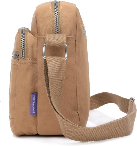 Vista 3 de Bolso cruzado de nailon casual, impermeable, ligero, para mujer