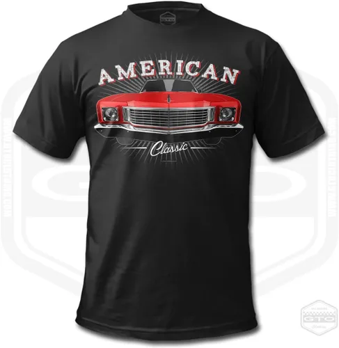 Vista 4 de 1972 Monte Carlo Tribute - Camiseta para hombre, color negro, idea de regalo para fanáticos del coche americano S-6XL Fabricado en Estados Unidos