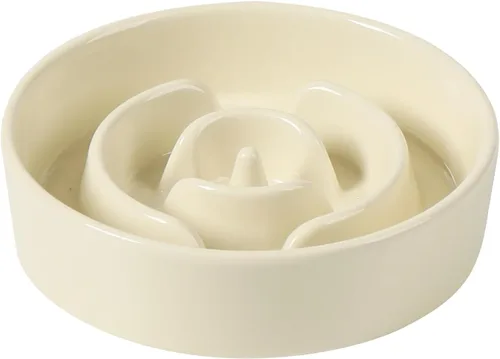 Vista 45 de Havniva Cuencos elevados para perros de alimentación lenta, 6.1 pulgadas 1 x café marrón - C