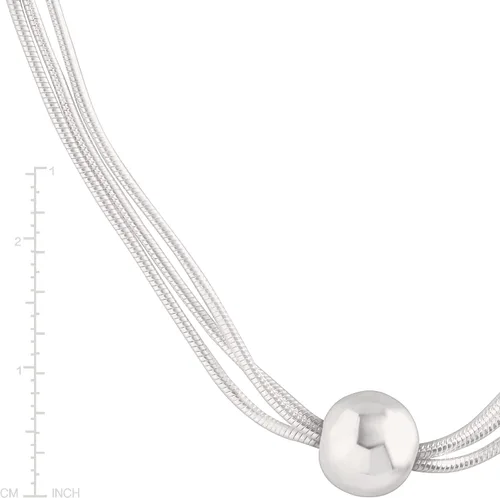 Vista 5 de Silpada 'Thoreau' Multi-Strand Bead Necklace in Sterling Silver