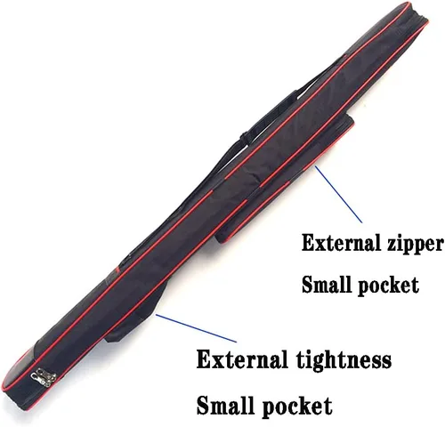 Vista 7 de Taichi - Bolsa de transporte de espada de doble capa, estuche de transporte de espada para artes marciales, bolsa de hombro de espada (doble capa)
