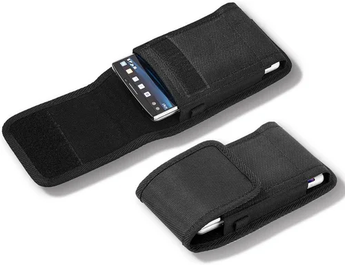 Vista 3 de GW USA Case for Jitterbug Smart 5 / Lively Smart4 Smart 3 Cell Phone Pouch Nylon Holster Case with Belt Clip Cover Case with Metal Clip