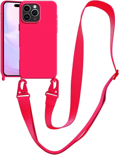 Vista 41 de Funda compatible con iPhone 8 Plus, iPhone 7 Plus/6 Plus/6S Plus con cordón, funda cruzada para iPhone con correa ajustable de silicona para iPhone