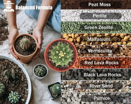Vista 2 de Mezcla para macetas de suelo de cactus, 1.1 libras, pH optimizado de drenaje rápido con nutrientes añadidos, perfecta para macetas pequeñas de cactus