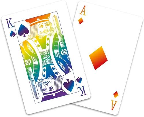 Vista 3 de Juego de cartas número 1 de Waddingtons, ilumina tus juegos, incluyendo Snap y Poker con esta baraja, compañero de viaje, regalo y juguete