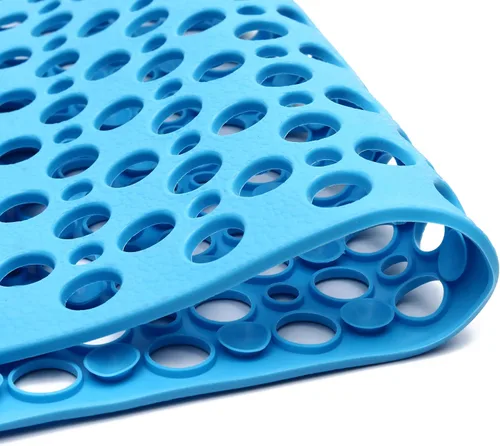 Vista 15 de Tapete antideslizante para tina, extra suave, elastómero termoplástico, para niños, lavable a máquina