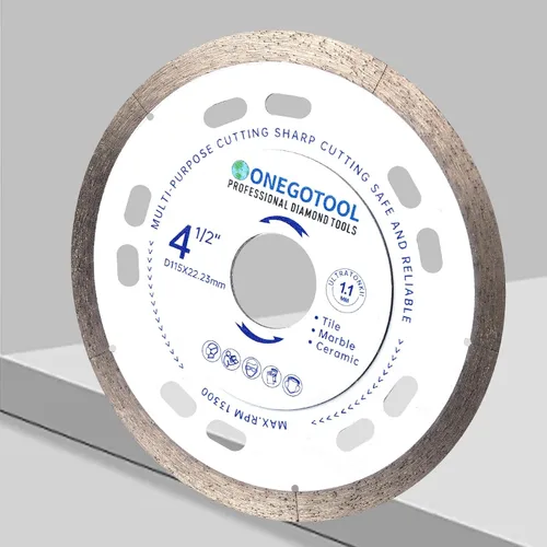 Vista 6 de 3 hojas de sierra de diamante para amoladora angular, disco indestructible súper fino para cortar mármol de granito de cerámica de porcelana, 3