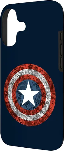Vista 2 de Marvel Funda de escudo cómico del Capitán América para iPhone 17