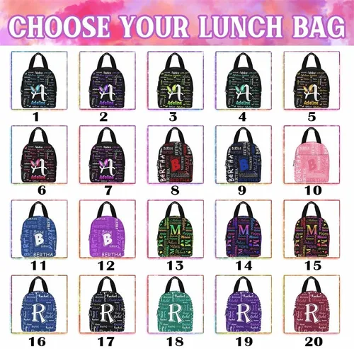 Vista 3 de MyPupSocks Mochila escolar personalizada para niños y niñas, mochila escolar personalizada para hija, hijo, amigos, Mochila13, Tamaño único