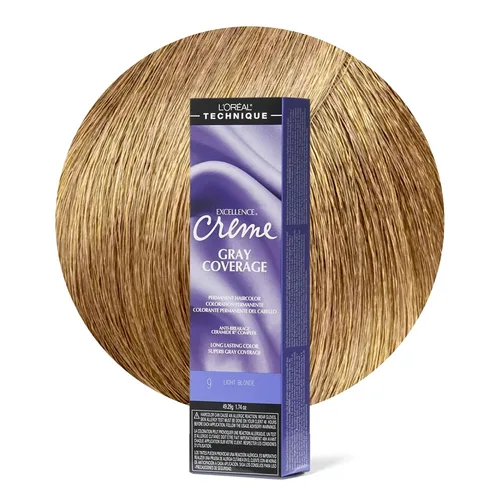 Vista 9 de L'Oréal Technique Excellence Crème Permanent Hair Color Long-Lasting Hair Dye Rich Formula with No-Drip Application Superb Gray Coverage For