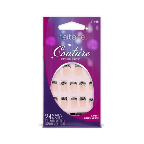 Vista 2 de Uñas postizas So Natural de la marca Nailene, Corto - Rosa