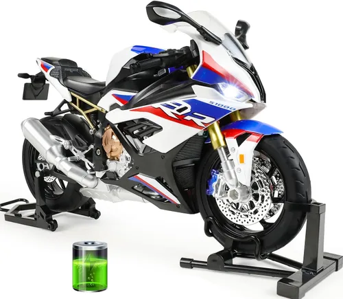Vista 8 de Motocicleta fundida a presión 1:12 compatible con Kawasaki Ninja 1:12 H2r