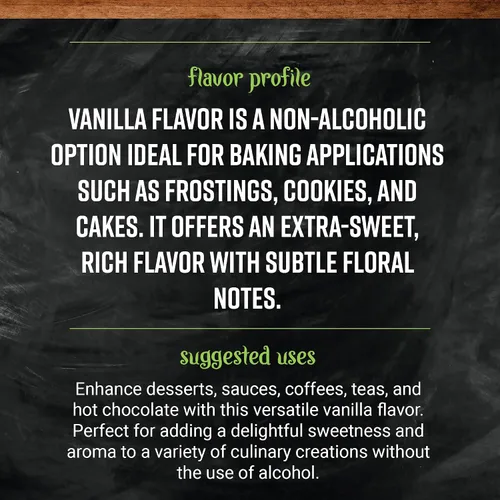 Vista 5 de Frontier Co-op Sabor orgánico de vainilla pura, 4 onzas líquidas, para hornear, jarabes de café caseros y bebidas