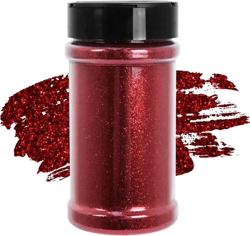 Vista 51 de Purpurina negra ultrafina, 16 onzas (1 libra), purpurina fina para manualidades de resina, uñas, vasos, slime, cosméticos y decoración de festivales