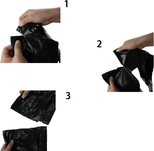Vista 2 de Bolsas de basura para pañales de 2.6 galones, 250 unidades, color negro