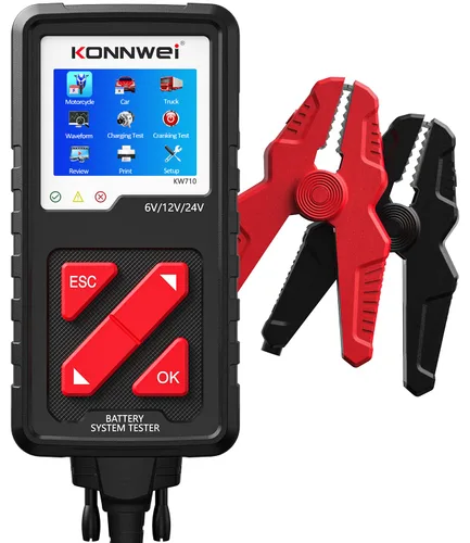 Vista 5 de Escáner KW320 OBD2 + probador de batería KW710