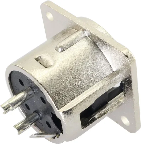 Vista 4 de Tegg XLR 3-Pin macho Jack 2 unids 3 Pin Metal Panel Mount Chassis Mic Socket Audio D Connector