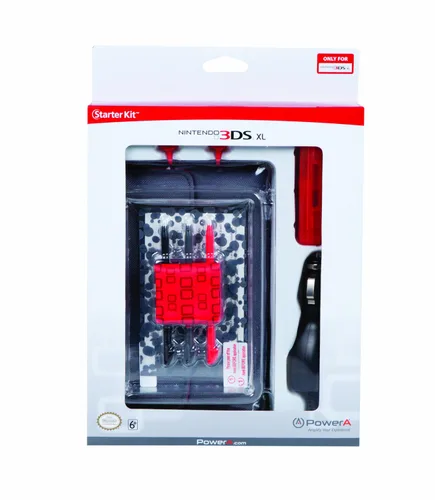 Vista 2 de PowerA Official 3DS XL Starter Kit - Red