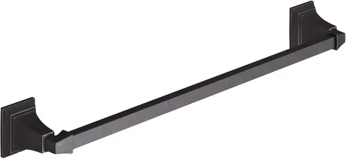 Vista 3 de Toallero serie TS de 18" en níquel cepillado