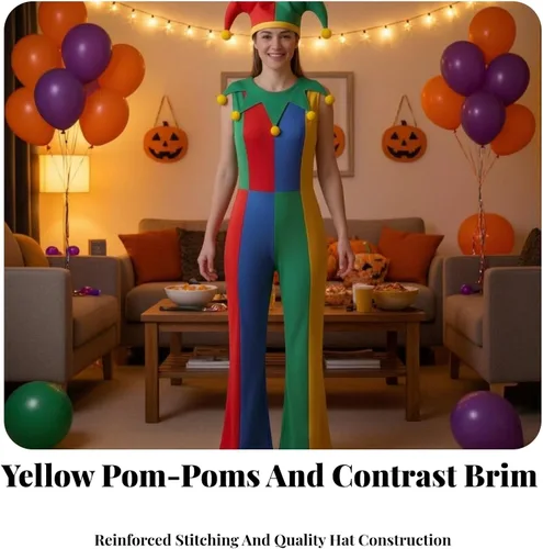 Vista 5 de All-Inclusive Clown Costume, style to 1, Kids 130