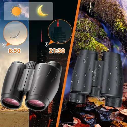 Vista 9 de Binoculares HD 25x30 para adultos con adaptador de teléfono, trípode