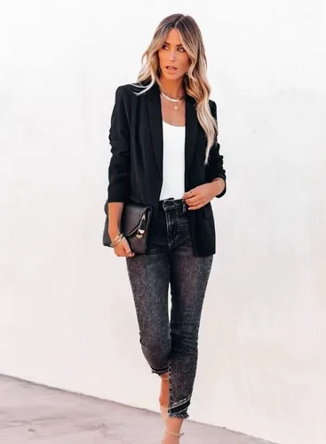 Vista 5 de Zeagoo chaqueta de manga larga para mujer