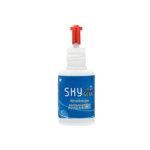 Vista 6 de Sky Glue KBS - Extensiones de pestañas de larga retención para 2 botellas, pegamento Sky S+ 0.2 onzas líquidas, color negro profesional, 1-2