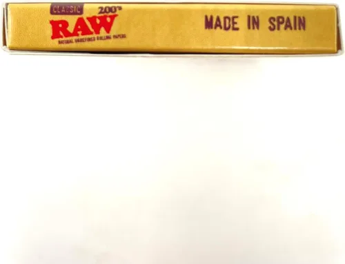 Vista 4 de RAW Classic 200 King Size Slim - Papel de liar, sin pliegues, marrón, 200 unidades (paquete de 3)