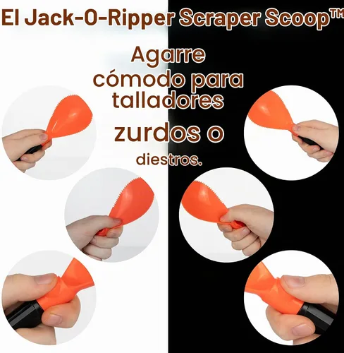 Vista 3 de Pumpkin Masters – Kit de cortar calabazas, el preferido de los niños de Estados Unidos, individual, Coral