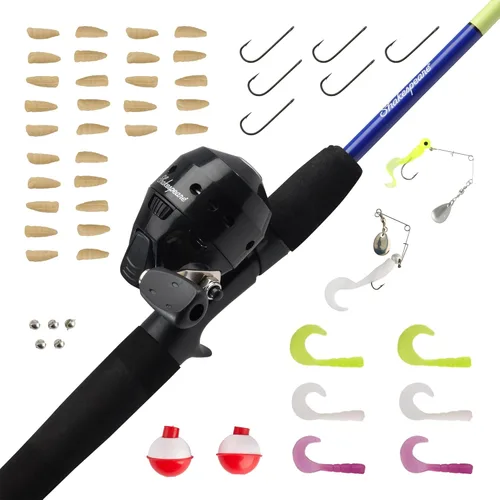Vista 12 de Shakespeare Catch More Fish Combo de carrete y caña de pesca con kit Ladies