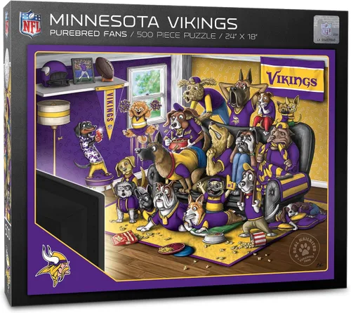 Vista 6 de YouTheFan NFL Purebred Fans - Rompecabezas de 500 piezas, un verdadero clavador