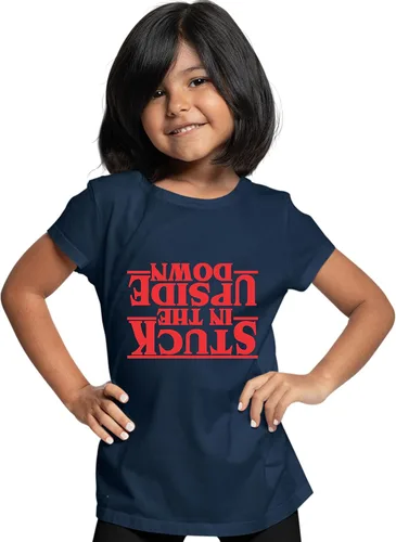 Vista 3 de Go All Out Camiseta juvenil Stuck in The Upside Down
