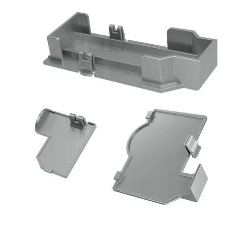 Vista 2 de Wiresmith Silver Replacement Port Covers Door Set for Nintendo Gamecube Console