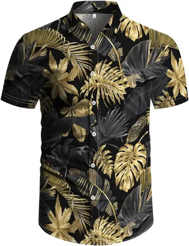 Vista 37 de RPOVIG Conjunto de playa a juego con camisas y pantalones cortos para hombre, ropa floral hawaiana para festival, conjuntos de 2 piezas con sombrero