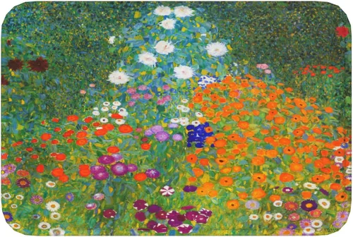 Vista 23 de INVIN ART Claude Monet Water Lilies Non-Slip Door Mat Art Decor