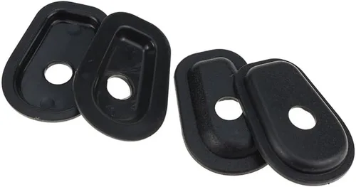 Vista 2 de Adaptador espaciador de intermitente de motocicleta negro compatible con Z650 Z900 Z1000 Z 250 300 800 S SX ER 6N 6F NINJA 250 300 400 650r 1000
