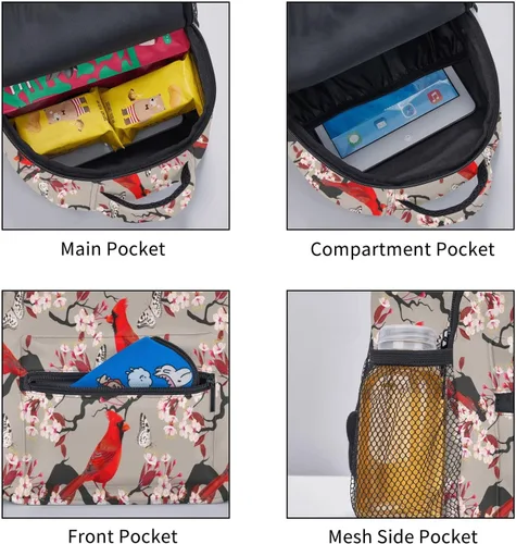 Vista 6 de YSBKN Mini mochila escolar de 12 pulgadas para niños y niñas, multicolor12, Mochilas Daypack