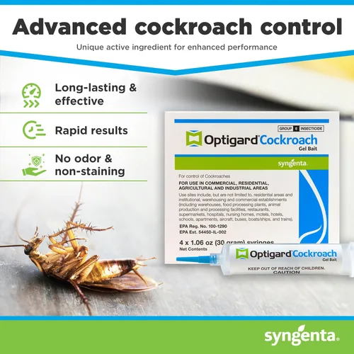 Vista 2 de Syngenta 61597 Optigard Gel para Cucarachas