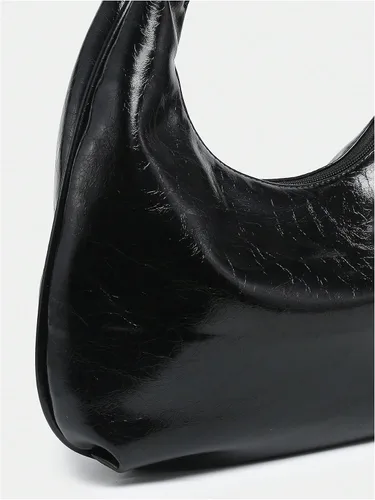 Vista 4 de Floerns Bolso de mano de cuero vintage para mujer, bolso Hobo con asa superior