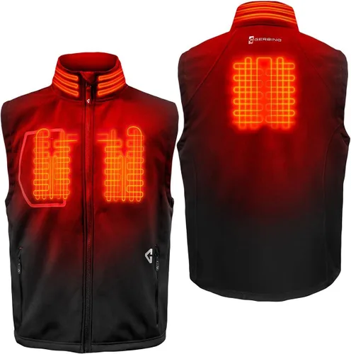 Vista 3 de Gerbing 7V Mens Torrid 2.0 Vest Battery Heated Vest for Men Battery Powered Winter Wear 8 Hour Run Time