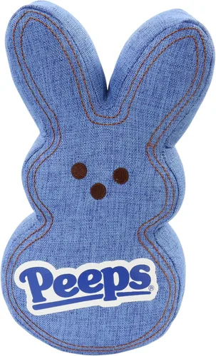 Vista 11 de Animal Adventure Peeps 4" Juguete de peluche de conejo Palm Pet coleccionable Azul