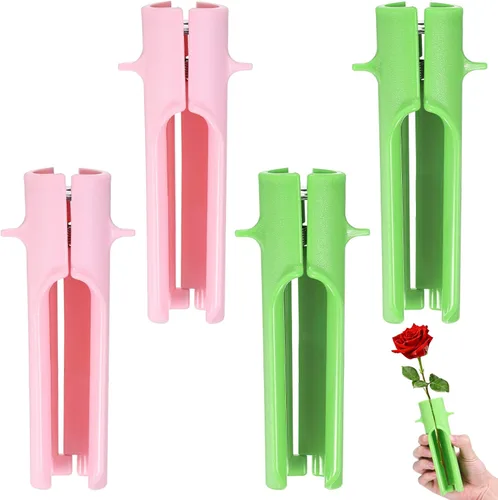 Vista 18 de M METERXITY Paquete de 1 herramienta peladora de espinas de rosas, pelador de espinas de hojas de tallo de rosa de metal para ramos, ramas