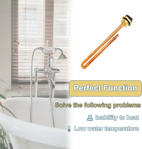 Vista 5 de Elemento calentador de agua HE 55220 mejorado, para Ecosmart ECO POU 6, ECO 8, ECO 11, Rheem, Eemax, Richmond calentadores de agua eléctricos sin